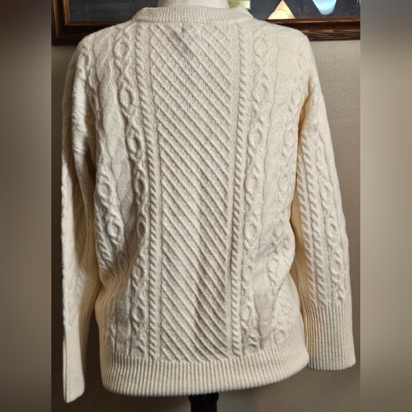 A New Day woman's long-sleeved cream sweater - Picture 5 of 8